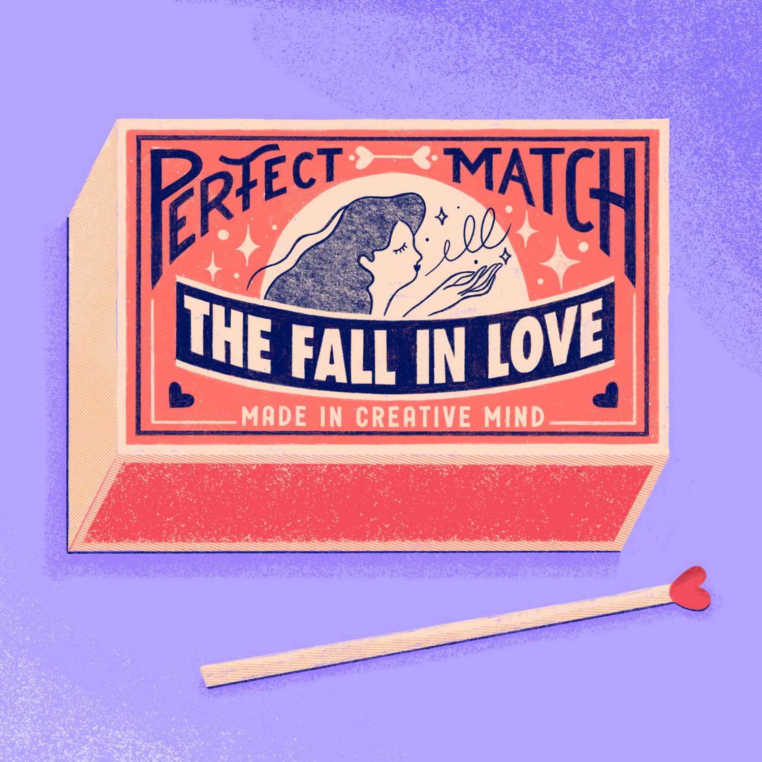 illustrations The perfect macth : the fall in love cleo studio